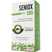 Seniox com 30 Cápsulas Avert Suplemento - 500 mg Seniox com 30 Cápsulas Avert Suplemento - 500 mg