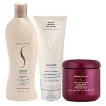 Senscience Balance Shampoo 280ml + Condicionador 240ml + Inner Hidratação 500ml