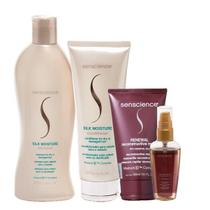 Senscience Silk Moisture Duo Home Care True Hue Color Oleo 55ml e Renewal Mask 150ml Senscience Silk Moisture Duo Home Care True Hue Color Oleo 55ml e Renewal Mask 150ml