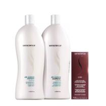 Senscience Silk Moisture Shampoo 1 Litro + Condicionador 1 Litro + CPR Tratamento Reconstrutor 2x25ml