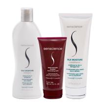 Senscience Silk Moisture Shampoo 280ml + Condicionador 240ml + Inner Intensif 150ml