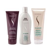Senscience Silk Moisture Shampoo 280ml + Condicionador 240ml + Inner Restore 200ml
