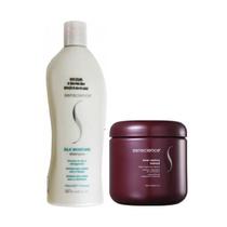 Senscience Silk Moisture Shampoo 280ml e Máscara Inner Restore Intensif 500ml