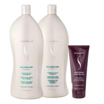 Senscience Silk Moisture Shampoo + Condicionador 1L + Inner Restore 200ml