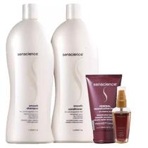 Senscience Smooth Duo 1L True Hue Color Oleo 55ml e Renewal Mask 150ml