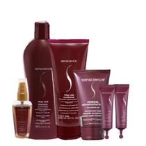 Senscience True Hue Duo Home Care Renewal Mask 150ml CPR Tratamento Reconstrutor 2x25ml e True Hue Color Oleo 55ml