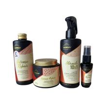 Sense Kit Duo Intense Repair 250ml + Leite Finalizador Miracle 250ml + Óleo Shine Repair 30ml