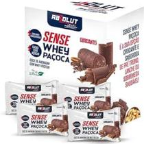 Sense Whey Paçoca Crocante com 24 unidades Absolut Nutrition