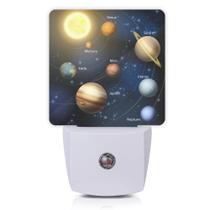 Sensor automático de luz noturna LED do sistema solar Smoaffly 7x11x5 cm