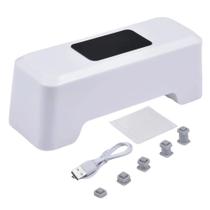 Sensor Automatico Descarga Banheiro Vaso Sanitario USB Recarregavel Higienico Lavabo Casa Loja Comercio Consultorio