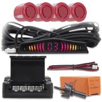 Sensor Automotivo para Estacionar Aviso Sonoro Cinoy LED Digital
