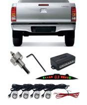 Sensor Cromado Parachoque de Metal Toyota Hilux 1992/2015