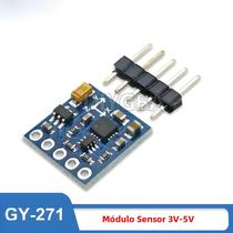 Sensor De Bússola De Campo Magnético De Eixo Triplo IGMOPNRQ GY-271 Módulo QMC5883L Para Placa Sensor De Bússola De Campo Magnético De Eixo Triplo IGMOPNRQ GY-271 Módulo QMC5883L Para Placa