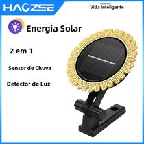 Sensor De Chuva Inteligente Haozee Tuya Zigbee À Prova d'Água Para Exterior Com Detector De Luz Sensor De Chuva Inteligente Haozee Tuya Zigbee À Prova d'Água Para Exterior Com Detector De Luz