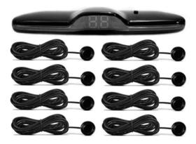 Sensor De Estacionamento 8 Pontos Kx3 Preto