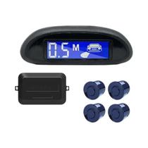 Sensor de Estacionamento Automotivo com Monitor LED e 4 Sensores - Detector de Radar