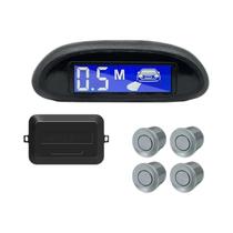Sensor de Estacionamento Automotivo com Monitor LED e 4 Sensores - Detector de Radar