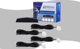 Sensor De Estacionamento Branco Modelo 4 Pontos - Tiger Auto Sensor De Estacionamento Branco Modelo 4 Pontos - Tiger Auto