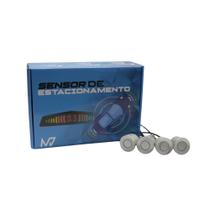 Sensor de Estacionamento de Sobrepor Prata 22mm JR8 - JAM7SEMPT22 Sensor de Estacionamento de Sobrepor Prata 22mm JR8 - JAM7SEMPT22