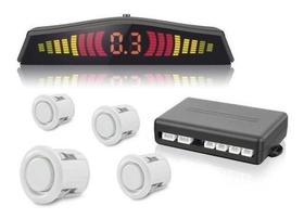 Sensor de estacionamento first option 4 pontos 18mm branco