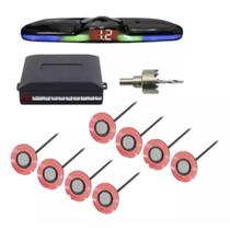 Sensor De Estacionamento Kx3 8 Pontos Embutido