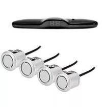 Sensor De Estacionamento Kx3 Prata 4 Pontos 18mm