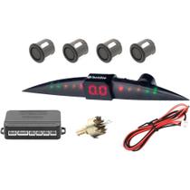 Sensor De Estacionamento Prime Preto Fosco 4 Pontos