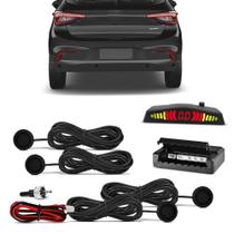 Sensor de Estacionamento Ré 4 Pontos 20mm Preto Emborrachado Sensor de Estacionamento Ré 4 Pontos 20mm Preto Emborrachado