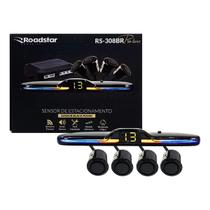 Sensor de Estacionamento Ré 4 Sensores Display Slim Roadstar RS-308BR Pro Line Sensor de Estacionamento Ré 4 Sensores Display Slim Roadstar RS-308BR Pro Line