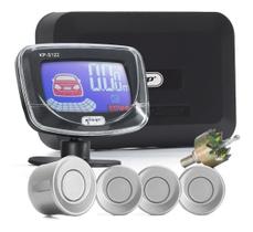 Sensor De Estacionamento Ré Com Tela Lcd Universal 4 Pontos