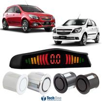 Sensor De Estacionamento Ré Display Led Chevrolet Agile Sensor De Estacionamento Ré Display Led Chevrolet Agile