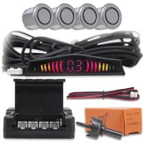 Sensor de Estacionamento Ré Traseiro Display Cinoy Universal