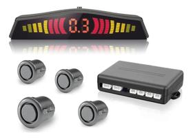 Sensor De Estacionamento Ré Universal Tech One Cor Grafite