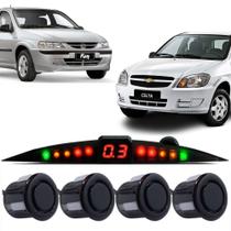 Sensor De Estacionamento Ré Visor Slim Gm Celta Prisma Todos Sensor De Estacionamento Ré Visor Slim Gm Celta Prisma Todos