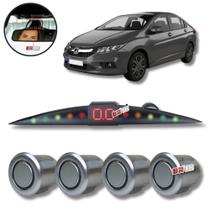 Sensor De Estacionamento Ré Visor Slim Honda City - Todos