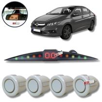 Sensor De Estacionamento Ré Visor Slim Honda City - Todos