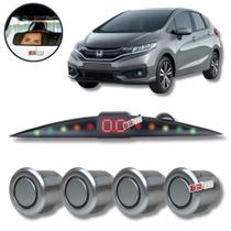 Sensor De Estacionamento Ré Visor Slim Honda Fit Todos