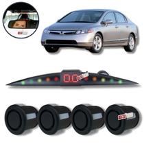 Sensor De Estacionamento Ré Visor Slim Honda New Civic