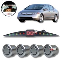 Sensor De Estacionamento Ré Visor Slim Honda New Civic Todos