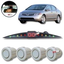 Sensor De Estacionamento Ré Visor Slim Honda New Civic Todos