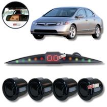 Sensor De Estacionamento Ré Visor Slim Honda New Civic Todos