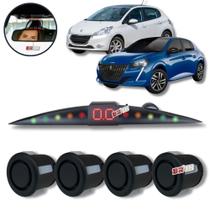 Sensor De Estacionamento Ré Visor Slim Peugeot 208 Todos Sensor De Estacionamento Ré Visor Slim Peugeot 208 Todos