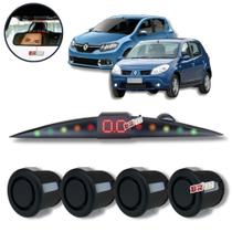 Sensor De Estacionamento Ré Visor Slim Renault Sandero Todos
