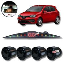 Sensor De Estacionamento Ré Visor Slim Toyota Etios Todos Sensor De Estacionamento Ré Visor Slim Toyota Etios Todos