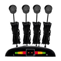 Sensor de Estacionamento Roadstar RS304BR - Preto Brilhante