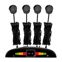 Sensor De Estacionamento Roadstar Rs304br - Preto Fosco Sensor De Estacionamento Roadstar Rs304br - Preto Fosco