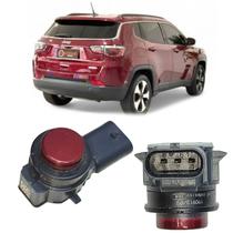 Sensor de Estacionamento Traseiro Jeep Compass Longitude 2016 2017 2018 2019 2020 Vermelho Tribal Original
