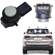 Sensor de Estacionamento Traseiro Jeep Compass Night Eagle 2016 2017 2018 2019 2020 Prata Billet Original