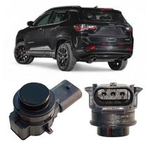 Sensor de Estacionamento Traseiro Jeep Compass Sport 2016 2017 2018 2019 2020 Preto Carbon Original Sensor de Estacionamento Traseiro Jeep Compass Sport 2016 2017 2018 2019 2020 Preto Carbon Original