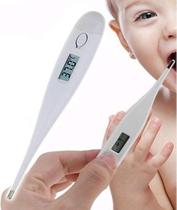 Sensor de Febre Termômetro Digital Macio Bebê Recém Nascido Cuidados Infantis Saúde Diária Kit